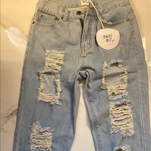 Princess polly- ripped mom jeans